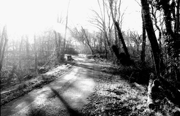 Une petite route de campagne